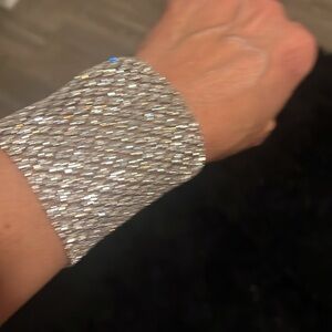 Silver Rhinestone Bracelet